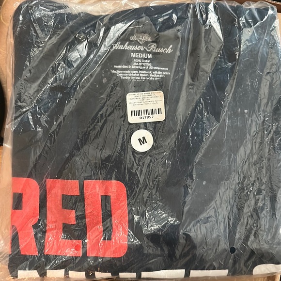 New In Bag Red Whit & Natty Light Patriotic Shirt - Picture 2 of 2